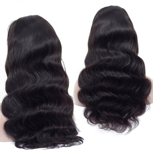 Brazilian Virgin Unprocessed Human Hair Lace Frontal Body Wave Wig