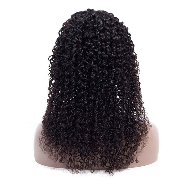 Brazilian Virgin Unprocessed Human Hair Lace Frontal Deep Curly Wig
